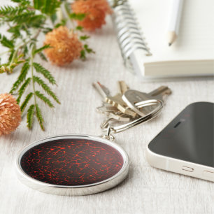 Skull With Samurai Helmet Keychain