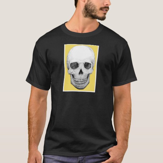 Skull with Yellow T-Shirt