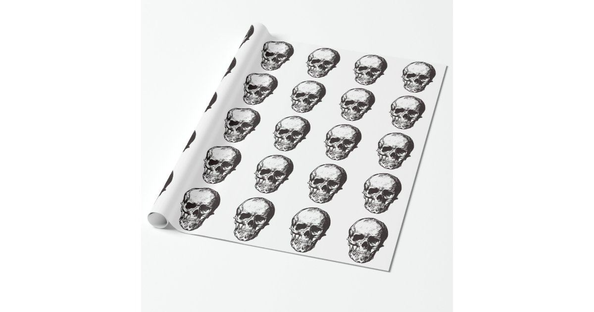 Skull Wrapping Paper | Zazzle