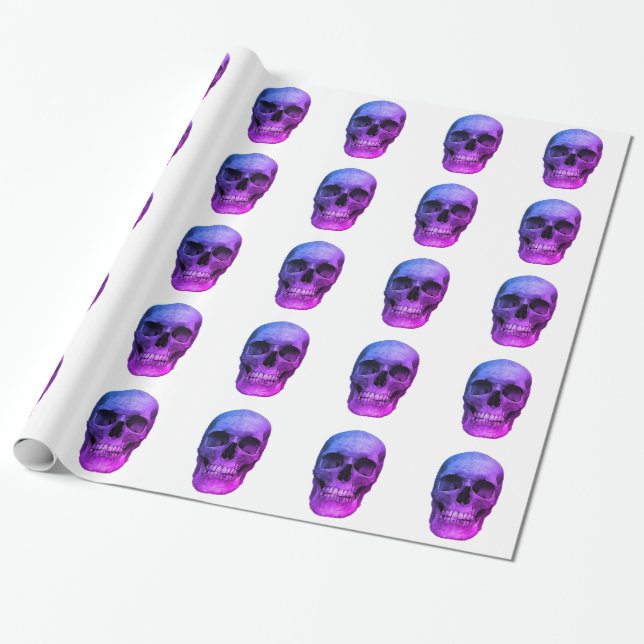 Skull Wrapping Paper (Unrolled)