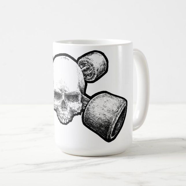 Skull & X-truX OG Skateboarder Coffee Mug (Front Right)