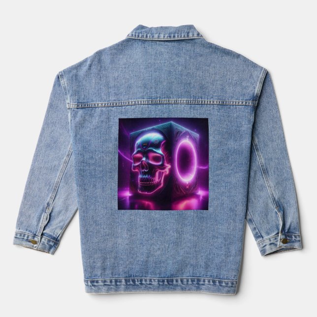 Skullbox Subwoofer Denim Jacket (Back)