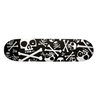 SkullDuggery Black Skateboard