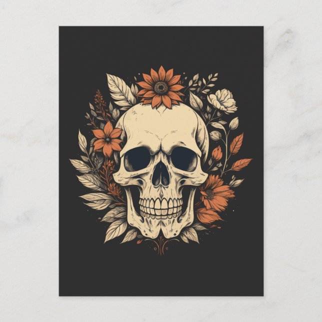 Skullhead Postcard (Front)