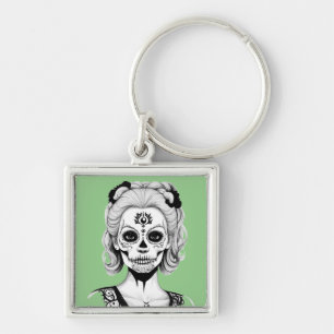 SKULLHEAD WOMAN KEYCHAIN