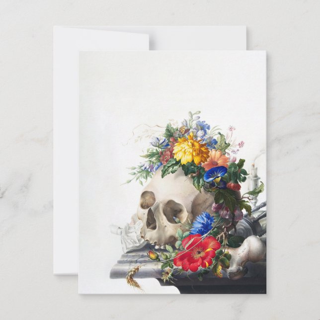 Skulll Flat card  (Front)
