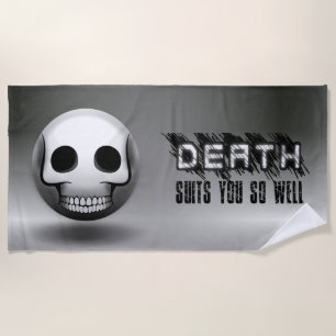 Skullmoji Beach Towel