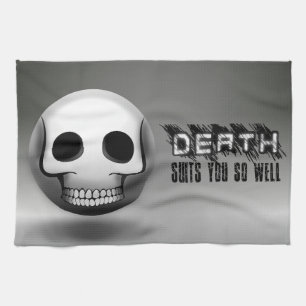 Skullmoji Kitchen Linen Towel