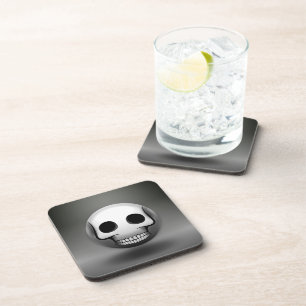 Skullmoji undercoat coaster
