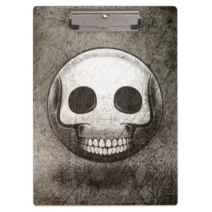 Skullmoji Vintage Block Clipboard