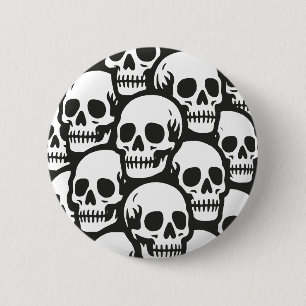 Skulls 2 Inch Round Button