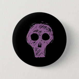 Skulls 2 Inch Round Button