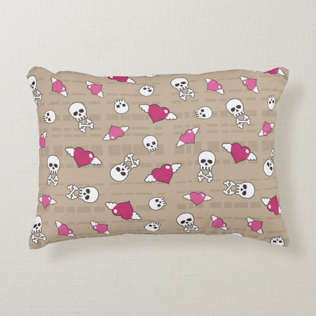 Skulls Accent Pillow (Front)