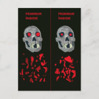 Skulls and Blood Bookmark