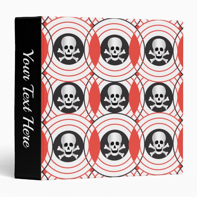 Skulls And Crossbones Binder (Front/Spine)