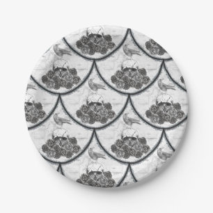 Skulls and Crows Paper Plates