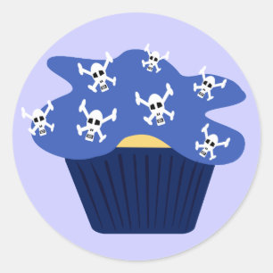 Skulls and Cupcakes Sticker