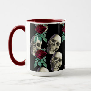 Skulls and Flowers Mug