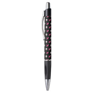 Skulls and hearts pen