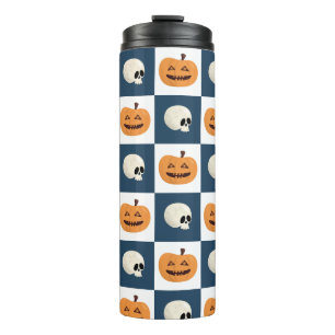 Skulls and Pumpkins Thermal Tumbler