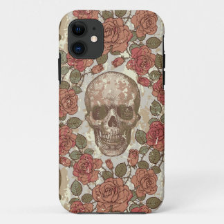 Skulls and Roses iPhone 11 Case