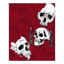 Skulls and roses