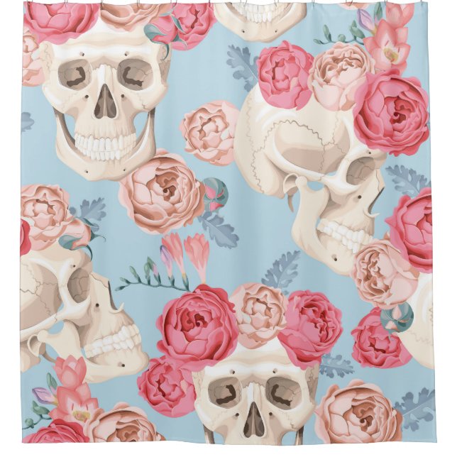 Skulls and Roses Vintage Pattern (Front)