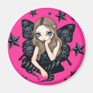 "Skulls and Stars" Magnet