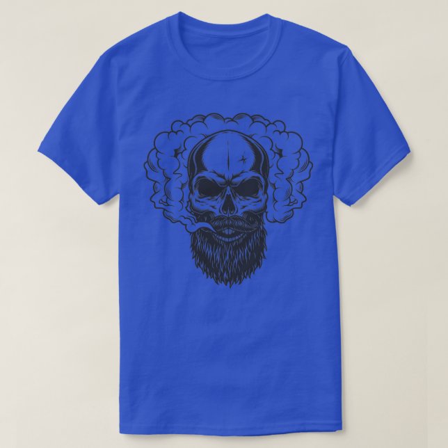 skulls beard 1 T-Shirt (Design Front)
