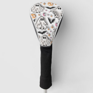 Skulls, Bones & Bats Halloween Golf Club Cover