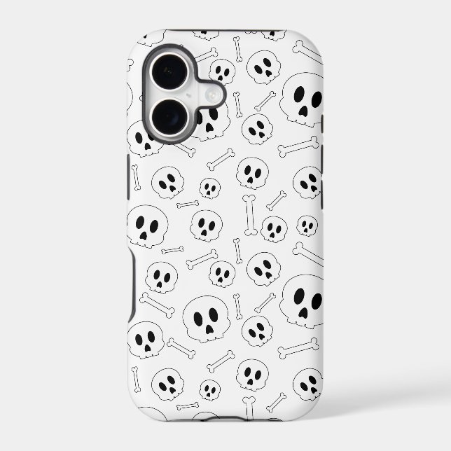 Skulls & Bones Halloween Pattern  (Back)
