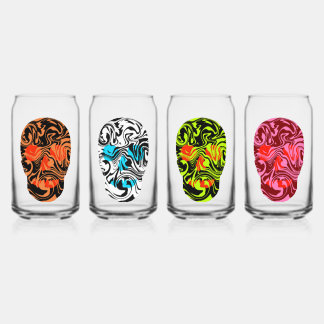 Skulls Can Glass