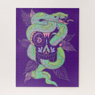 Skulls Coloured Pencil IT8 Colour Puzzle