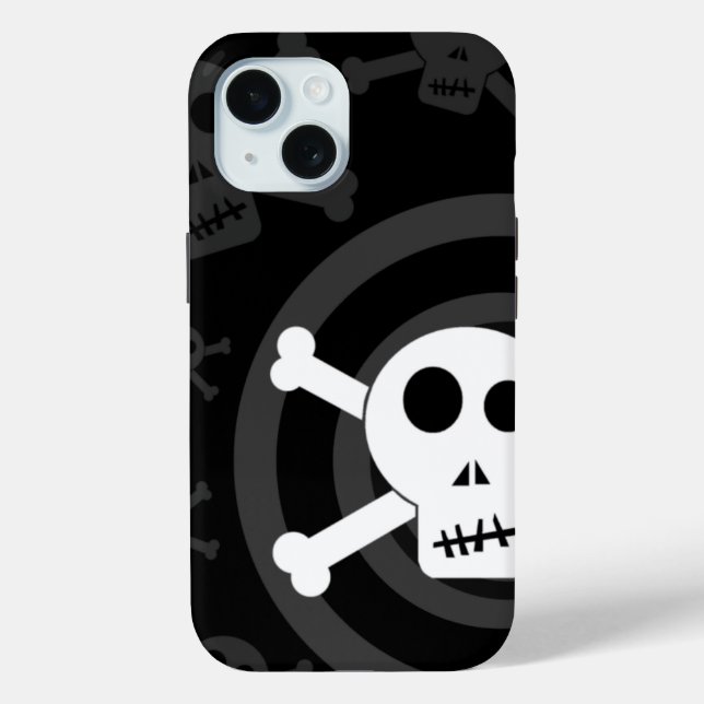 =[ Skulls & Crossbones ]=  Case-Mate iPhone Case (Back)