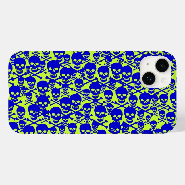 Skulls & Crossbones Case-Mate iPhone Case (Back (Horizontal))
