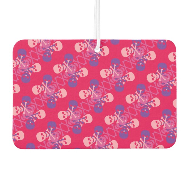 Skulls & Crossbones Pattern Air Freshener (Front)