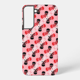 Skulls & Crossbones Pattern Samsung Galaxy Case