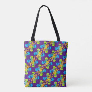 Skulls & Crossbones Pattern Tote Bag