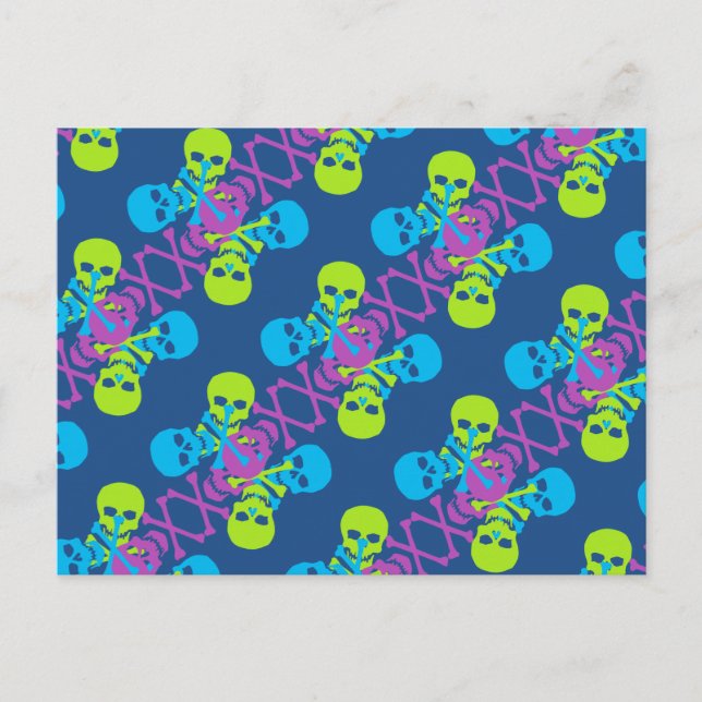 Skulls & Crossbones Postcard (Front)