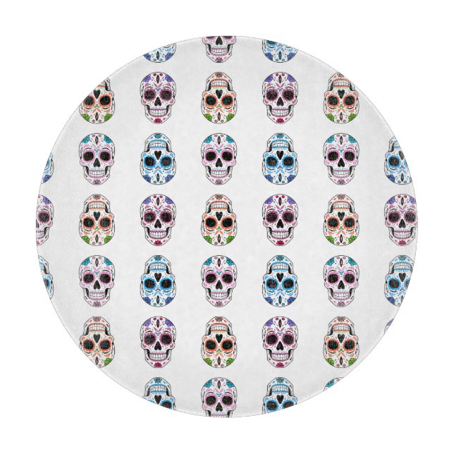 Skulls Cutting Board (Front)