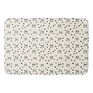 Skulls & Dots Bath Mat