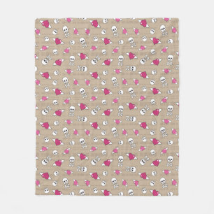 Skulls Fleece Blanket