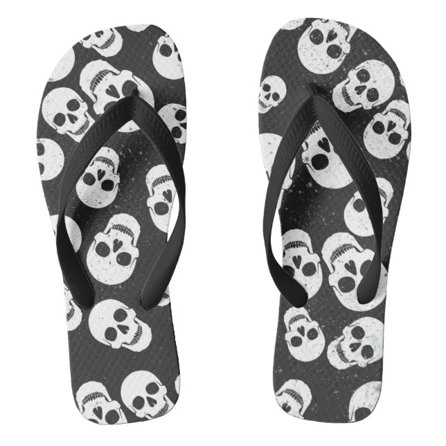 Skulls  flip flops (Footbed)