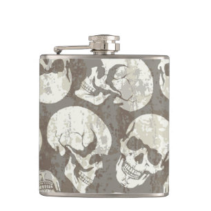 Skulls Hip Flask