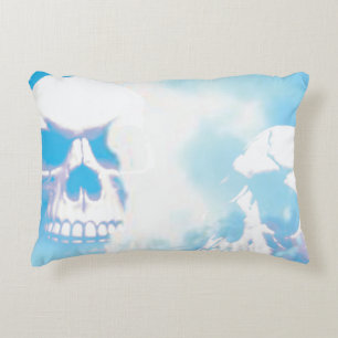 Skulls in the Clouds Decorative Pillow