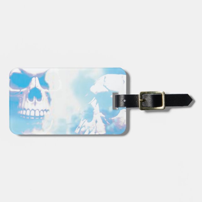 Skulls in the Clouds Luggage Tag (Front Horizontal)