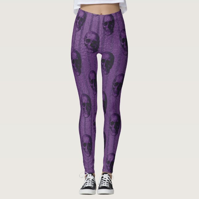Skulls Leggings (Front)