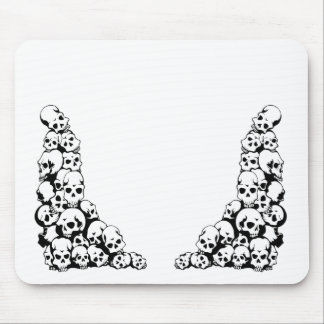 skulls mouse pad