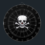 Skulls n Bones black dartboard<br><div class="desc">Skulls n Bones dartboards are for darts players,  horror fans,  murder mystery fans,  pirate reenactors,  Goths,  roleplay gamers,  skull collectors,  bikers,  rockers,  and people who just like skulls. Skulls n Bones is Steamy Raimon original art.</div>