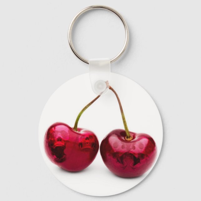 skulls n' cherries keychain (Front)